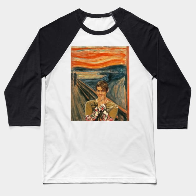 STEFON x THE SCREAM Baseball T-Shirt by thechromaticscale